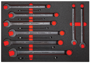 Proto® Foamed 14 Piece Combination Wrench Set- Black Chrome- 12 Point - Caliber Tooling