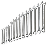 Proto® 14 Piece Full Polish Antislip Metric Combination Wrench Set - 12 Point - Caliber Tooling