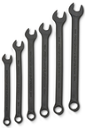 Proto® 6 Piece Black Oxide Antislilp Metric Combination Wrench Set - 12 Point - Caliber Tooling