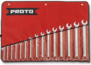 Proto® 15 Piece Full Polish Combination Spline Wrench Set - 12 Point - Caliber Tooling