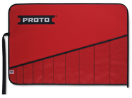 Proto® Red Canvas Tool Roll 10 Piece - Caliber Tooling