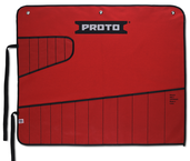 Proto® Red Canvas 18-Pocket Tool Roll - Caliber Tooling