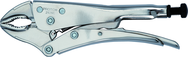 Proto® Nickel Chrome Locking Pliers - Curved Jaw 9-1/4" - Caliber Tooling