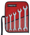 Proto® 5 Piece Satin Metric Open-End Wrench Set - Caliber Tooling