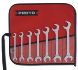Proto® 7 Piece Full Polish Angle Open-End Wrench Set - Caliber Tooling