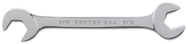 Proto® Full Polish Angle Open-End Wrench - 9/16" - Caliber Tooling