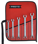 Proto® 5 Piece Metric Double End Flare Nut Wrench Set - 6 Point - Caliber Tooling