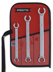 Proto® 3 Piece Double End Flare Nut Wrench Set - 12 Point - Caliber Tooling