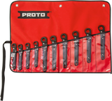 Proto® 10 Piece Metric Ratcheting Flare Nut Wrench Set - Caliber Tooling