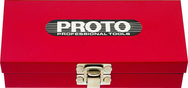 Proto® Tool Box, Red, 11-9/16" W x 11-1/8" D x 1-5/8" H - Caliber Tooling