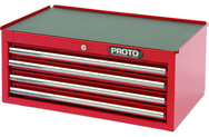 Proto® 440SS Intermediate Chest - 4 Drawer, Red - Caliber Tooling