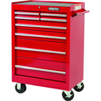 Proto® 440SS 27" Roller Cabinet - 8 Drawer, Red - Caliber Tooling