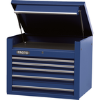 Proto® 450HS 34" Top Chest - 5 Drawer, Blue - Caliber Tooling