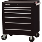 Proto® 450HS 34" Roller Cabinet - 6 Drawer, Black - Caliber Tooling