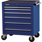 Proto® 450HS 34" Roller Cabinet - 6 Drawer, Blue - Caliber Tooling