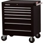 Proto® 450HS 34" Roller Cabinet - 7 Drawer, Black - Caliber Tooling