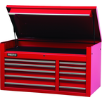 Proto® 450HS 50" Top Chest - 10 Drawer, Red - Caliber Tooling