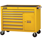 Proto® 450HS 50" Workstation - 7 Drawer & 1 Shelf, Yellow - Caliber Tooling