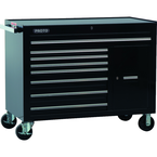 Proto® 450HS 50" Workstation - 8 Drawer & 1 Shelf, Black - Caliber Tooling