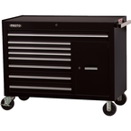 Proto® 450HS 50" Workstation - 8 Drawer & 2 Shelves, Black - Caliber Tooling