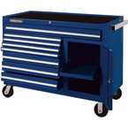 Proto® 450HS 50" Workstation - 8 Drawer & 1 Shelf, Blue - Caliber Tooling