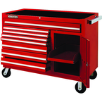 Proto® 450HS 50" Workstation - 8 Drawer & 1 Shelf, Red - Caliber Tooling