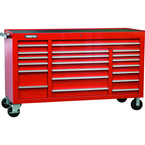 Proto® 450HS 67" Workstation - 20 Drawer, Red - Caliber Tooling