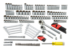 Proto® 1/4", 3/8", 1/2" Drive 184 Piece Socket Set- 6 & 12 - Tools Only - Caliber Tooling