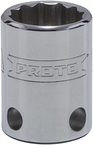 Proto® Tether-Ready 3/8" Drive Socket 15 mm - 12 Point - Caliber Tooling