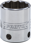 Proto® Tether-Ready 3/8" Drive Socket 21 mm - 12 Point - Caliber Tooling