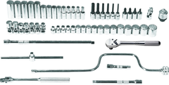 Proto® 3/8" Drive 57 Piece Metric Socket Set - 12 Point - Tools Only - Caliber Tooling