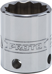 Proto® Tether-Ready 3/8" Drive Socket 3/4" - 12 Point - Caliber Tooling