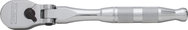 Proto® 1/4" Drive Flex Head Precision 90 Pear Head Ratchet Long 9"- Full Polish - Caliber Tooling