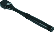 Proto® 1/4" Drive Premium Pear Head Ratchet 6-11/16" - Black Oxide - Caliber Tooling