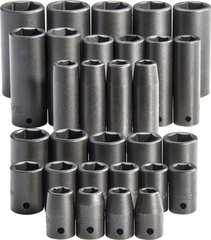 Proto® 1/2" Drive 30 Piece Impact Socket Set - Caliber Tooling