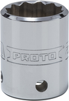 Proto® Tether-Ready 1/2" Drive Socket 23 mm - 12 Point - Caliber Tooling