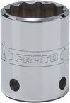 Proto® Tether-Ready 1/2" Drive Socket 24 mm - 12 Point - Caliber Tooling