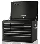 Proto® 440SS 27" Top Chest with Drop Front - 12 Drawer, Black - Caliber Tooling