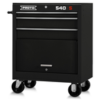 Proto® 440SS 27" Roller Cabinet - 3 Drawer, Black - Caliber Tooling