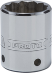 Proto® Tether-Ready 1/2" Drive Socket 28 mm - 12 Point - Caliber Tooling