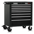 Proto® 550S 34" Roller Cabinet - 8 Drawer, Gloss Black - Caliber Tooling