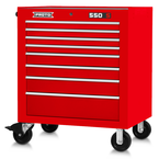 Proto® 550S 34" Roller Cabinet - 8 Drawer, Gloss Red - Caliber Tooling