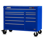 Proto® 550E 50" Power Workstation - 10 Drawer, Gloss Blue - Caliber Tooling