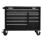 Proto® 550S 50" Workstation - 10 Drawer, Dual Black - Caliber Tooling