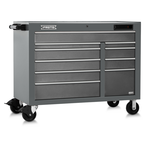 Proto® 550E 50" Front Facing Power Workstation w/ USB - 10 Drawer, Dual Gray - Caliber Tooling