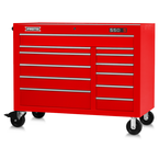 Proto® 550S 50" Workstation - 12 Drawer, Gloss Red - Caliber Tooling