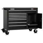 Proto® 550S 50" Workstation - 8 Drawer & 1 Shelf, Gloss Black - Caliber Tooling