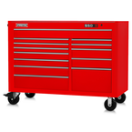 Proto® 550S 57" Workstation - 13 Drawer, Gloss Red - Caliber Tooling