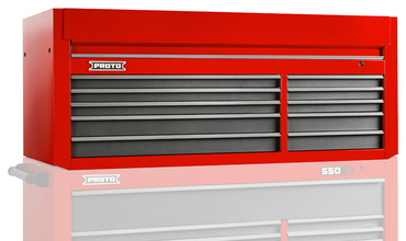 Proto® 550S 66" Top Chest - 10 Drawer, Gloss Red - Caliber Tooling