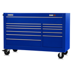 Proto® 550S 66" Workstation - 12 Drawer, Gloss Blue - Caliber Tooling